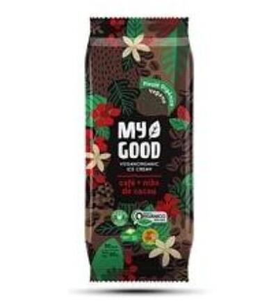 Picolé Orgânico e Vegano de Café+Nibs de Cacau